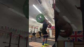 210kg x3 front squat