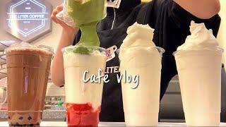 (Eng)🩵‍️It's the season when you want to drink a smoothie‍️🩵 / cafe vlog / asmr