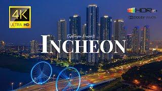 Incheon, South Korea  in 4K ULTRA HD HDR 60 FPS Video by Drone