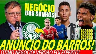 Verdão Anuncia! Rollheiser De Graça no Palmeiras Anima! Entenda Tudo| Acordo Salárial |Rocha no Galo