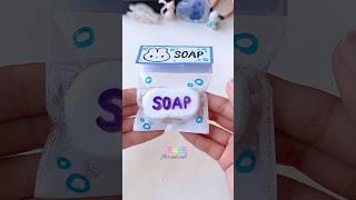 DIY hand soap squishy  (miniature craft) #shorts #tonniartandcraft #love #diy #craft #youtubeshorts