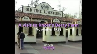 A visit to Knott's Berry Farm, CA (Nov 1988)