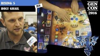 GenCon 2016 - Jeu Rising 5 - Holy Grail Games VOSTFR