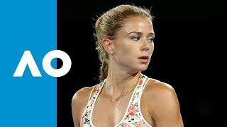 Camila Giorgi takes the second set against Karolina Pliskova | Australian Open 2019 Round 3