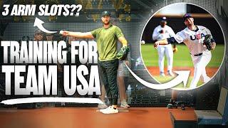 Team USA Pitcher Throwing From 3 Distinct Arm Slots