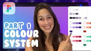 Figma Design System - Colour System (Using Variables & Tokens) | Part 1 | Figma Variables Tutorial
