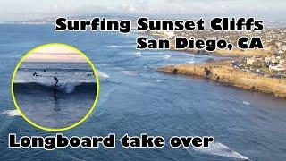 Surfing Sunset Cliffs San Diego, California | Jan 2022