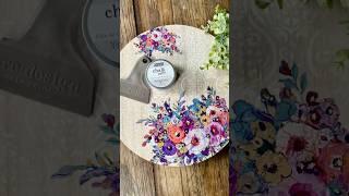 Watch This Transformation Using H2O Transfers And Chalk Paste: Now A Stylish Decor Accessory! #decor