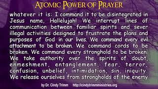 Atomic Power of Prayer by Dr Cindy Trimm!