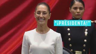 Claudia Sheinbaum sworn in as Mexico's first female president