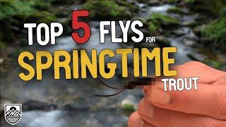 Top 5 Must-have Flies For Spring Trout Fishing!