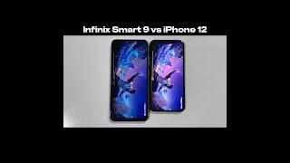 Infinix Smart 9 vs iPhone 12 - Freefire Test