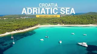 DISCOVER CROATIA: Beautiful Adriatic sea  in Croatia