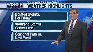 WDHN Storm Team: Hot Friday with storms