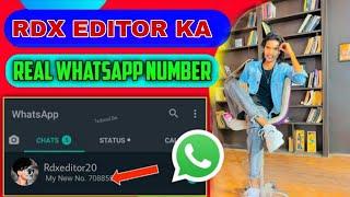 Rdxeditor20 Ka WhatsApp Number | Rdx Editor ka Phone Number Real |100%Real Video #rdxeditor