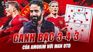 CANH BẠC 3-4-3 CỦA AMORIM VỚI MAN UTD: SỰ TRỞ LẠI CỦA SƠ ĐỒ THẤT TRUYỀN HAY SẼ BỊ EPL VÙI DẬP?