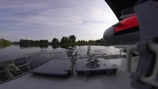 GoPro on quarterdeck of RC boat Narwal