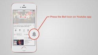 3 Press the Bell icon YouTube Intro Template