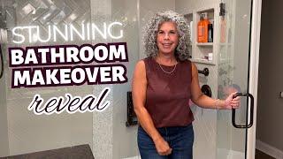 Our Gorgeous Bathroom Remodel – Full Reveal | Walk-In Shower Remodel + Bathroom Makeover 2024