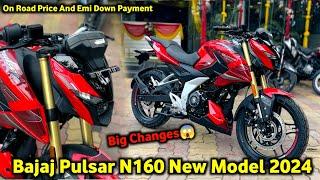 Bajaj Pulsar N160 Usd New Model 2024 Review On Road Price Finance Pulsar N160 Updates & Features