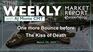 One more bounce before the Kiss of Death - Weekly Market Report with AJ Monte CMT