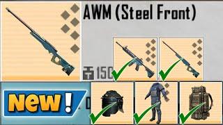 LEGENDARY STEEL FRONT LOADOUT  ARCTIC BASE | PUBG METRO ROYALE