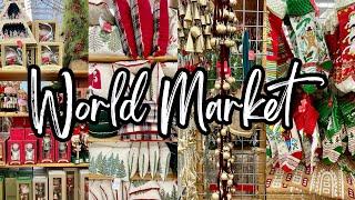 WORLD MARKET CHRISTMAS 2024 DECOR • SHOP WITH ME