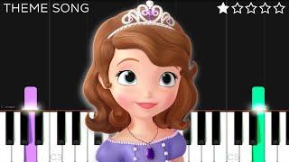 Sofia the First Theme | EASY Piano Tutorial