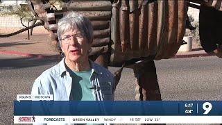 New elephant conservation sculpture installed at Reid Park Zoo