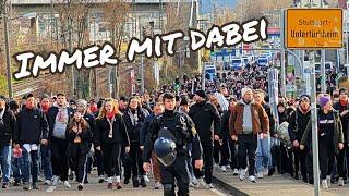 St. Pauli Ultras Fanmarsch in Stuttgart "Immer mit dabei" | 21.12.2024