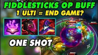 Fiddlesticks Broken Buff: 1 Ulti perfect = END GAME? ONE SHOT Build | 3 Game High ELO WildRift China