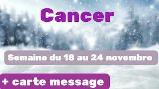 Cancer semaine du 18 au 24 novembre