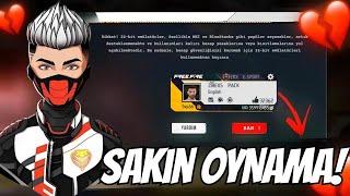 BAN YEDİM ! BU VİDEO İZLEMEDEN SAKIN OYUNA GİRME (BUNU YAPARSAN BAN YERSİN) - Free Fire