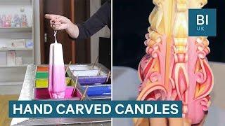How hand-carved candles are made