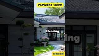 Proverbs 10:22 Blessing of God. #proverbs #god #blessings