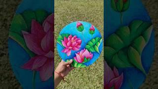 Easy painting on canvas ️ #youtubeshorts #canvas #painting #shortsviral #trending #diy