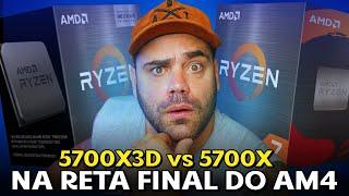 5700X vs 5700X3D Reta Final de AM4, Qual Escolher?