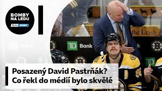 Posazený Pastrňák? Co řekl do médií bylo skvělé. Je vidět, jak mu na týmu záleží