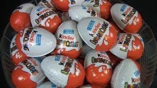 50 x Kinder Überraschung ... [ Unboxing ] [ Star Wars Twistheads Edition ] [Kinder Surprise]