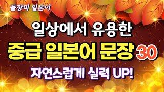 일상에서 유용한 중급 일본어 30 문장 #42