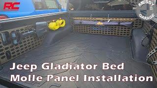 Jeep Gladiator bed RC Molle Panel Installation