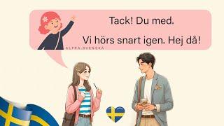 Har du haft en bra helg? | Dialog på vanlig svenska