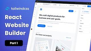 Website Builder Part 1 - Sidebar | React + Tailwind