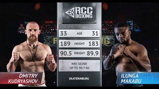 WBC Silver | Нокаут | Дмитрий Кудряшов, Россия vs Илунга Макабу, ЮАР | 16.06.2019