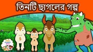 তিনটি ছাগলের গল্প - Bangla Golpo গল্প | Bangla Cartoon | ঠাকুরমার গল্প | রুপকথার গল্প | পশু গল্প