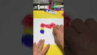 how to make rainbow butterfly#icouldbered #shorts