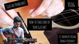 Guitar Repair | Guitar Repair Acoustic | D'addario Strings |Guitar Repair Shop|Vlog| Musical Vibes