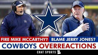 MAJOR Cowboys Rumors: Fire Mike McCarthy & Mike Zimmer? Blame Jerry Jones? | Overreaction Monday