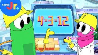 Learn Multiplication!  Full Episode | Storybots: Answer Time | Netflix Jr