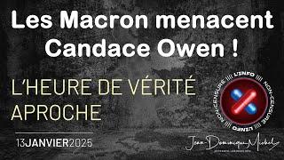 Les Macron menacent Candace Owens ! L'heure de vérité approche...